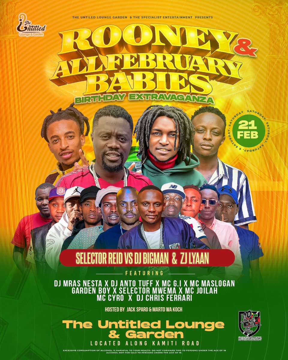 DjLyaan's tweet photo. This coming saturday we do it big its all about #Birthday #Extravaganza happenig inside @the_untitledloungeandgardens hosted by @thespecialistsentertainment https://t.co/oZvJHqB6Y4