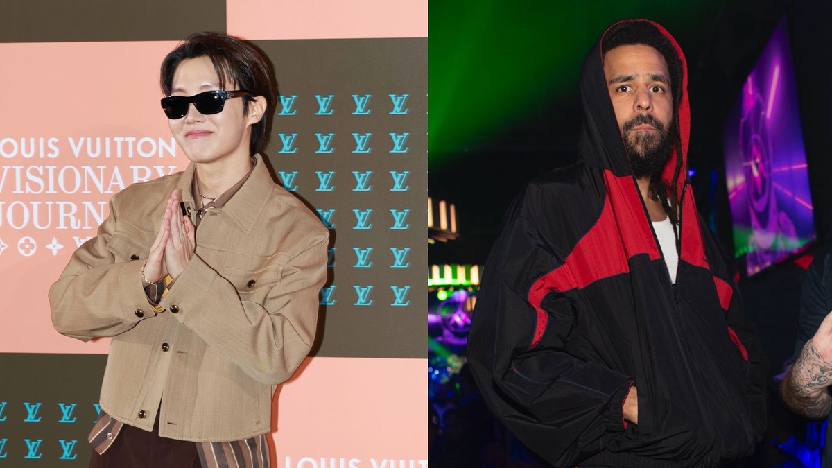 J-Hope praises J. Cole's 'The Fall-Off' as 'crazy' during a livestream. Full story: complex.com/music/a/jaelan…