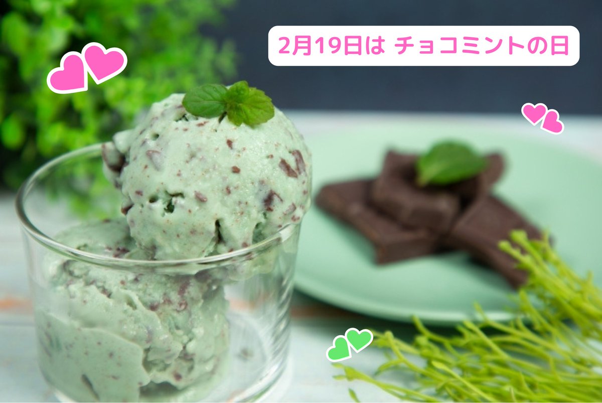 ももたん、おはよー😊 週の後半✨木曜日 今日2月19日は #チョコミント