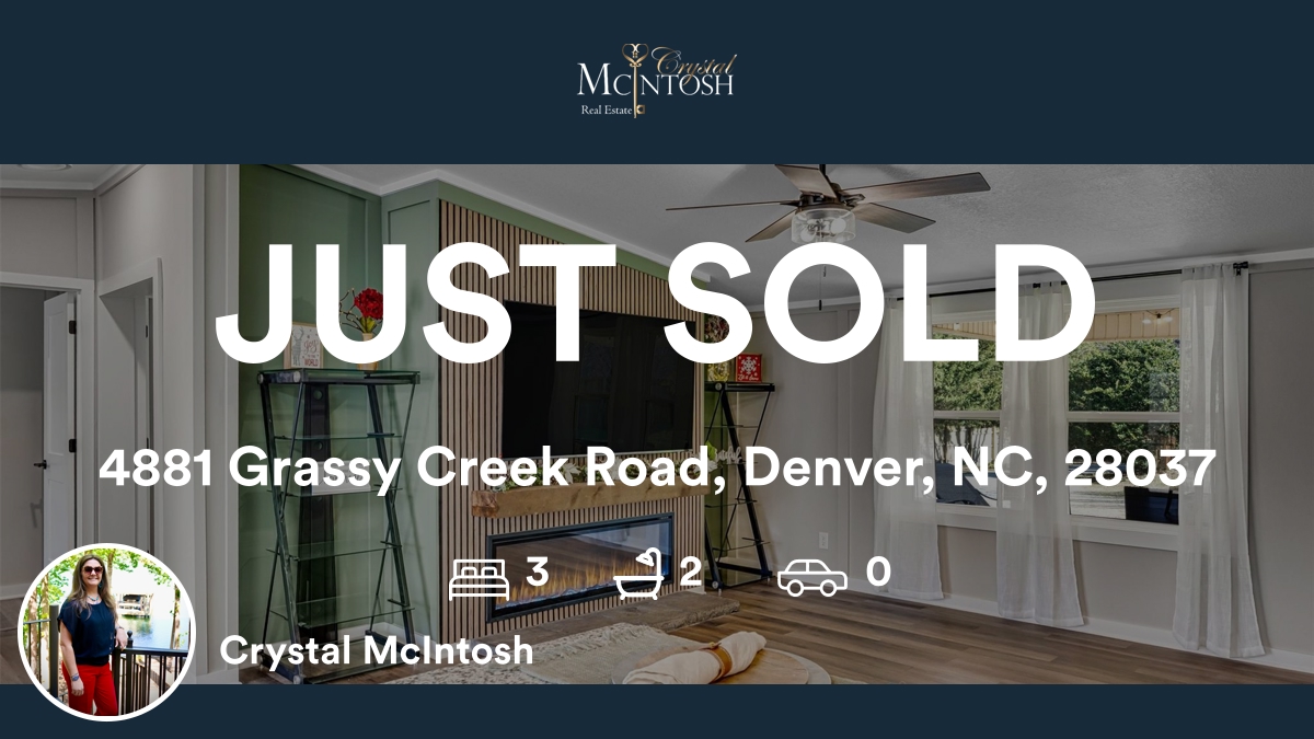 Move_w_McIntosh's tweet photo. 🛌 3 🛀 2
📍 4881 Grassy Creek Road, Denver, NC, 28037

My latest sale on RateMyAgent.

https://t.co/q2SRylbEHH

...
#ratemyagent #realestate https://t.co/AljV8WE7sD