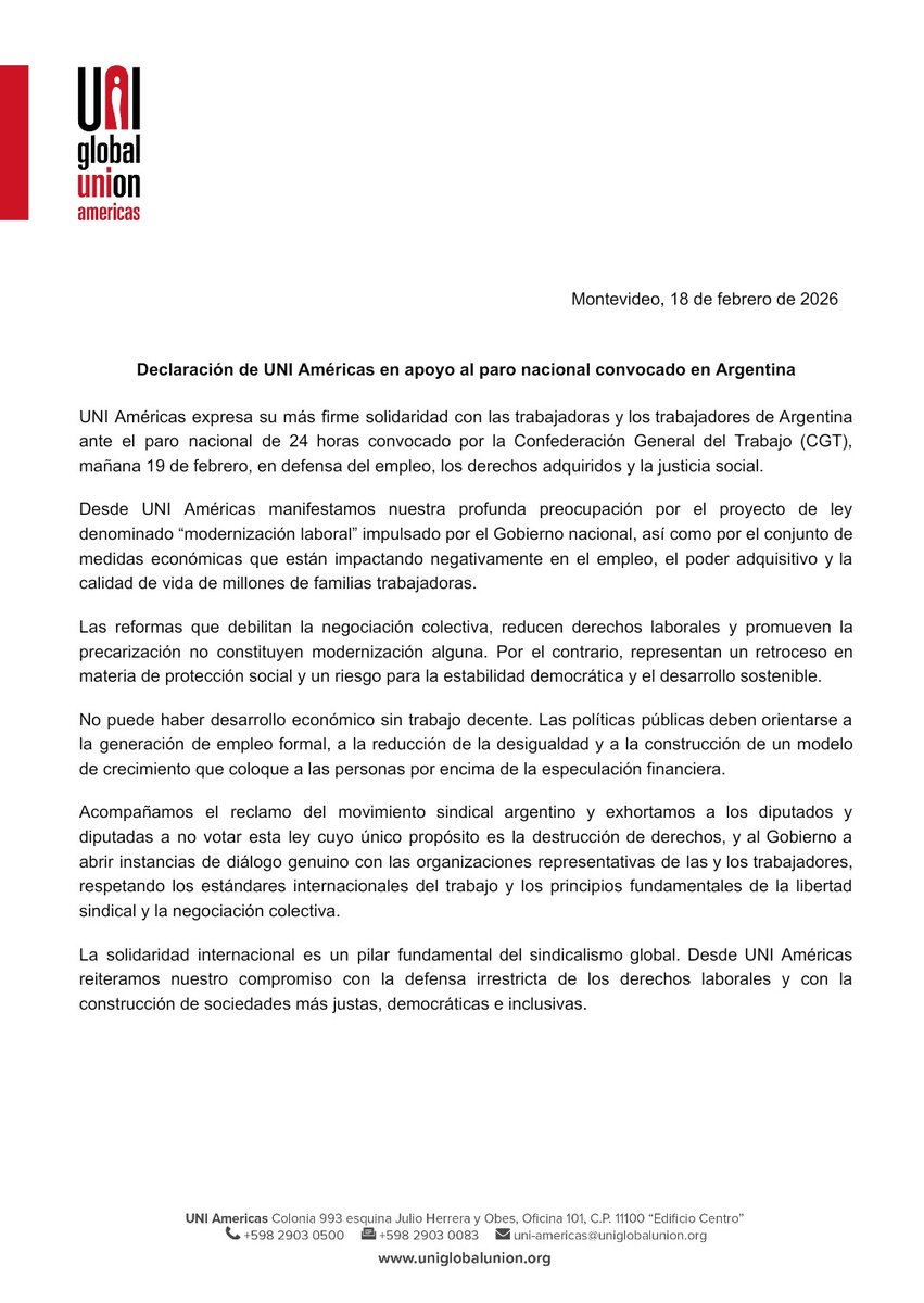 UNI Américas tweet media