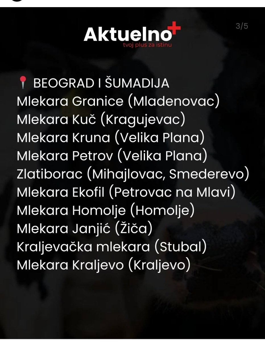 RadaKaranac's tweet photo. Mlekara KUČ. Ahaha. Koliko samo duguje seljacima za mleko u 2022 i 2023. Pa se čekala pomoć države, pa se mlekara i zapalila. CRNA LISTA. 
KUČ Mlekara. https://t.co/7LvwTyoShQ