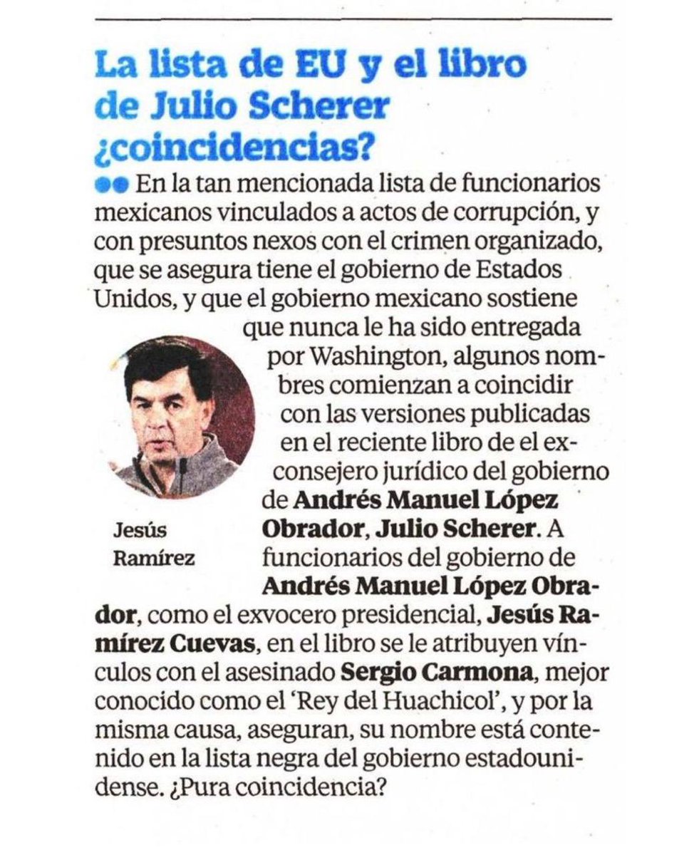 vampipe's tweet image. Que EE.UU. ya investigó a @JesusRCuevas… 

A lo mejor y un día se nos hace que tenga un juicio en ese país y le llegue la justicia… como con García Luna (ya lo mencioné, Sheinbaum, para que no te enojes).