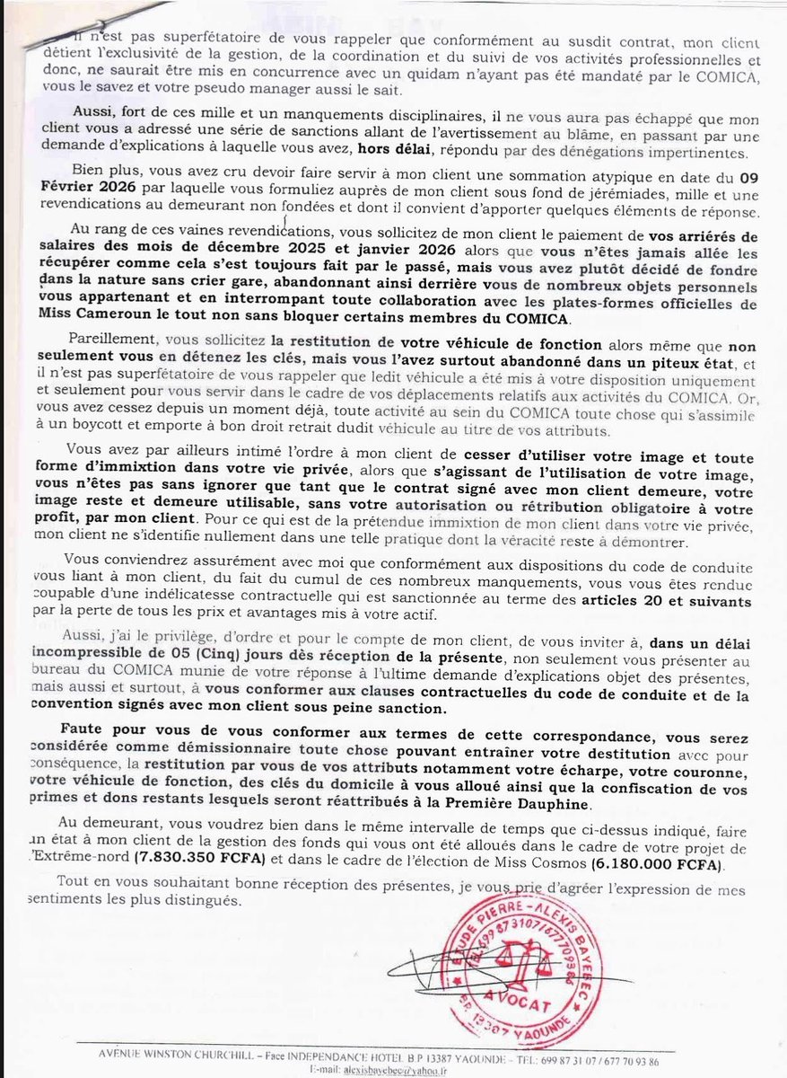MissCamerounOff's tweet photo. AFIN QUE NUL N’EN IGNORE
#Cameroun https://t.co/yMt8ipTI4z