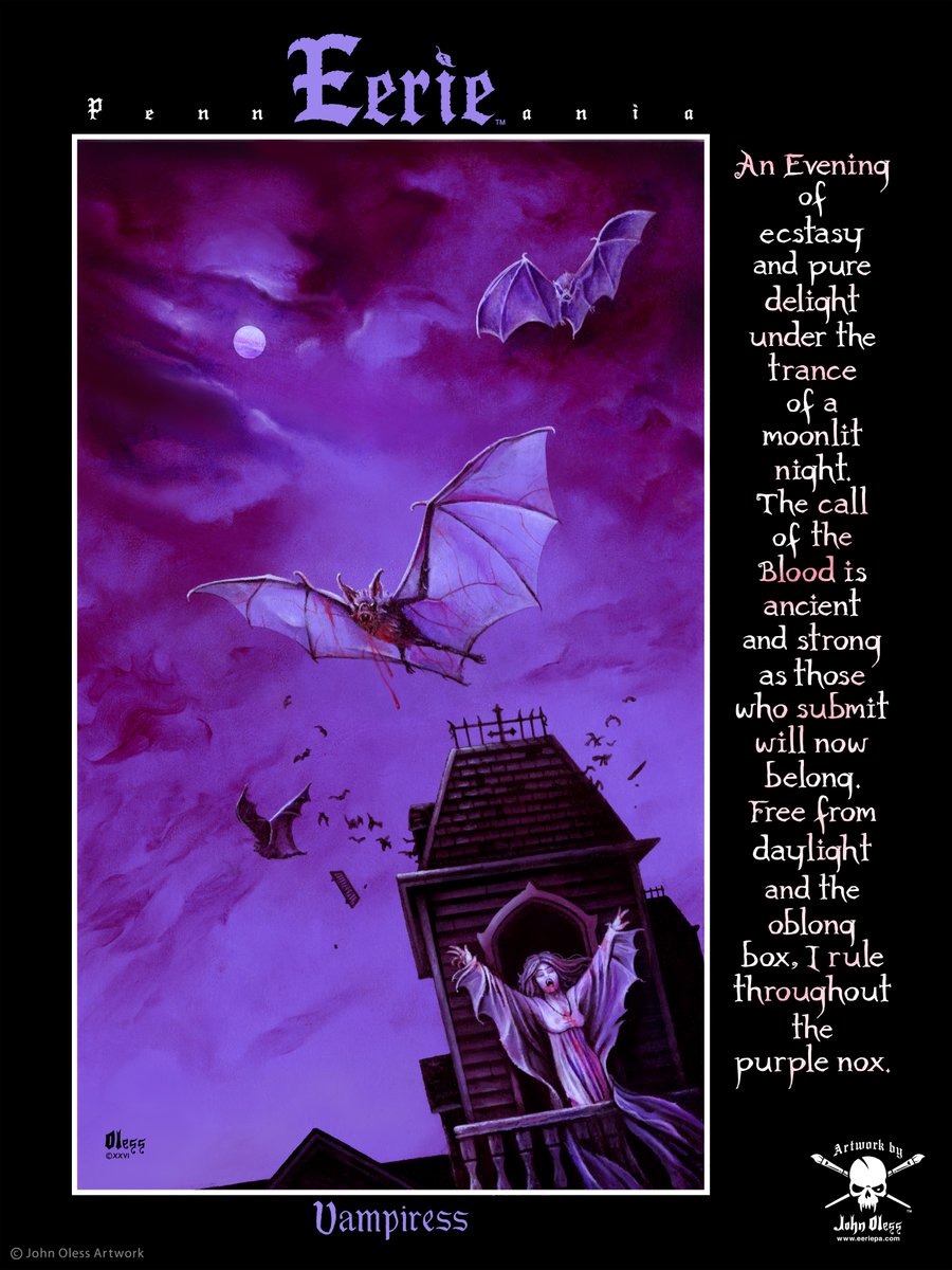 New poem for my Vampiress print.
