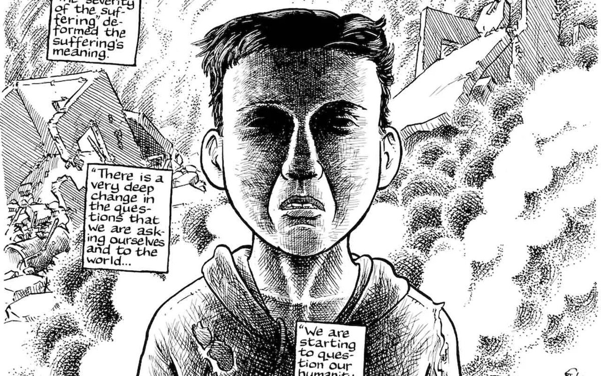 comicbooklive's tweet photo. Fantagraphics To Publish Joe Sacco And Chris Hedges' 'Requiem For Gaza' https://t.co/TVOoQANjMA https://t.co/BimI3kJZwO