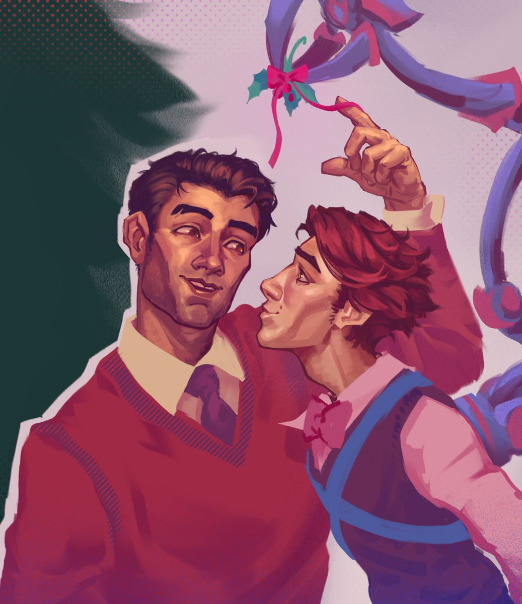 So there was a calendar thingy and I did the December and I fear that I'll forgot to post it later soo yeah Christmas boys in February 😭 #jayvik