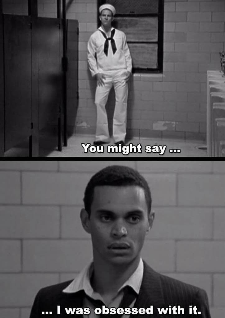 My absolute fav part of Brother to Brother (2004). Because the gworls have ALWAYS cruised for trade and got into the pieces thoroughly.