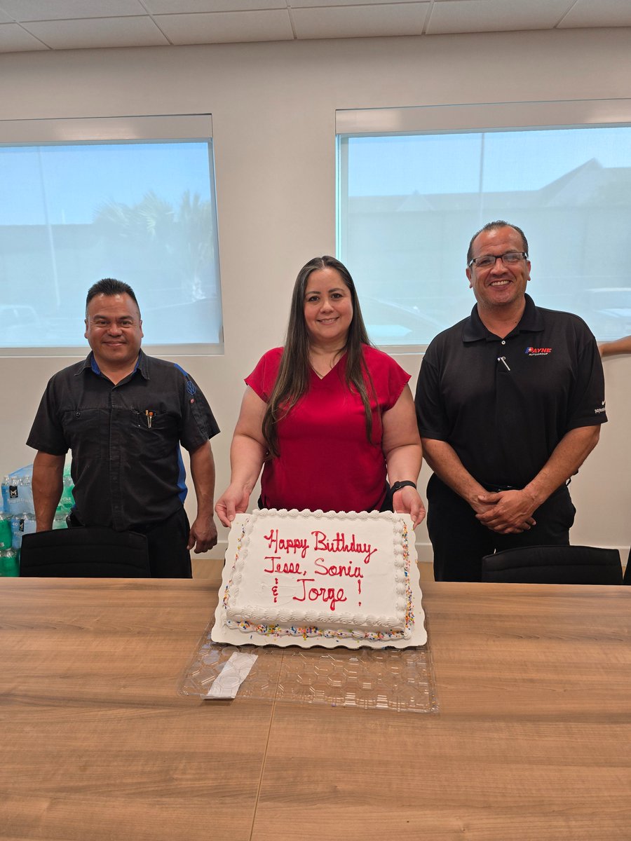 PayneBvilleTX's tweet image. Happy Birthday to our February birthdays — Jesse, Sonia, and Jorge! 🎉🎈

We appreciate everything you do and hope this year brings you continued success, happiness, and plenty of wins. Thanks for being such an important part of the team!

#HappyBirthday #FebruaryBirthdays