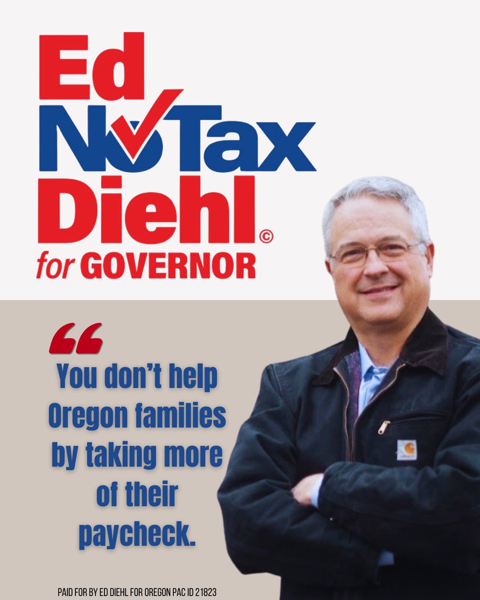 As your Governor, I will ensure Oregonians keep more of their hard-earned money in their own pockets, where it belongs. 

No more government overreach that takes from working families only to return less than promised.

It is time to restore accountability, reduce the tax burden