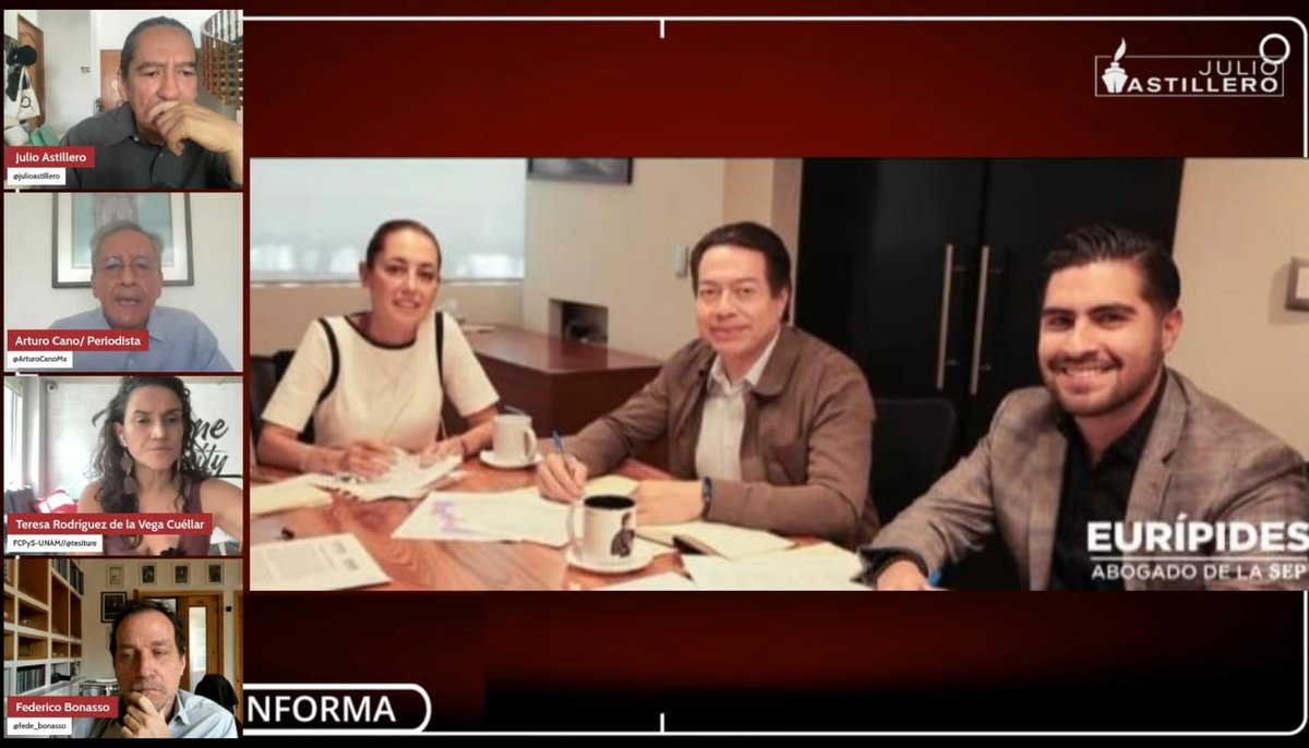 🚢 #AstilleroInforma | <a href="/mario_delgado/">Mario Delgado</a> dijo que la forma en cómo sacaron a Marx Arriaga de su oficina fue "una estupidez". ¿Quién cometió esa estupidez? Pues fue el abogado de la <a href="/SEP_mx/">SEP México</a>, <a href="/euripidesf/">euripides flores</a>, quien también es asesor de Delgado desde 2012, cuando éste votó a favor de la