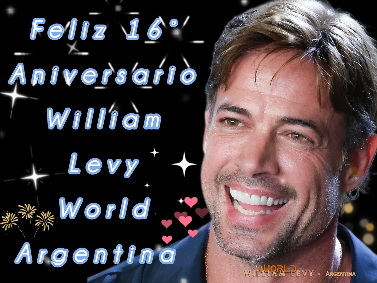 Hoy estamos de festejo!!! Feliz 16° aniversario para esta sede Argentina 🎉🎁🎊🎂🫂 Que sigamos juntas por muchos años más acompañando a nuestro querido <a href="/willylevy29/">William Levy</a> con amor y respeto

#willevy #williamlevy #williamlevyworld #wlwargentina🇦🇷