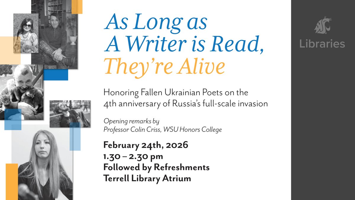 WSU Libraries Pullman tweet media