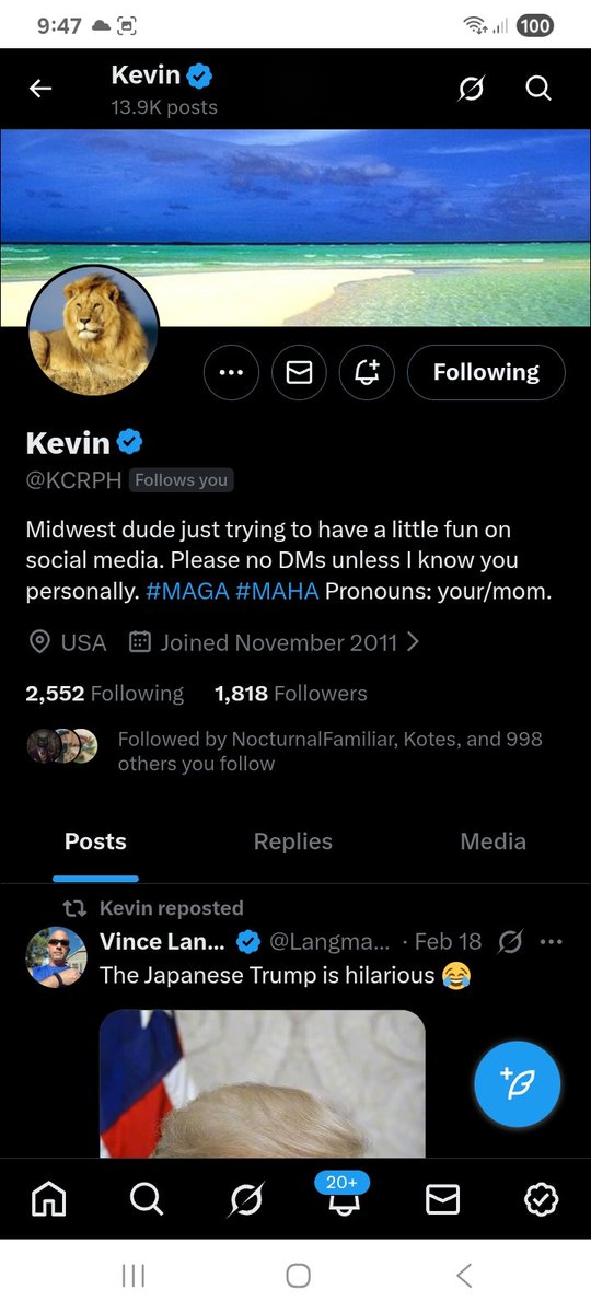 Two more patriots reaching out for new connections 
<a href="/TXdoxiemomma/">TxDoxieMomma</a> 
<a href="/KCRPH/">Kevin</a> 
F&amp;R
💪🫶💯🇺🇸