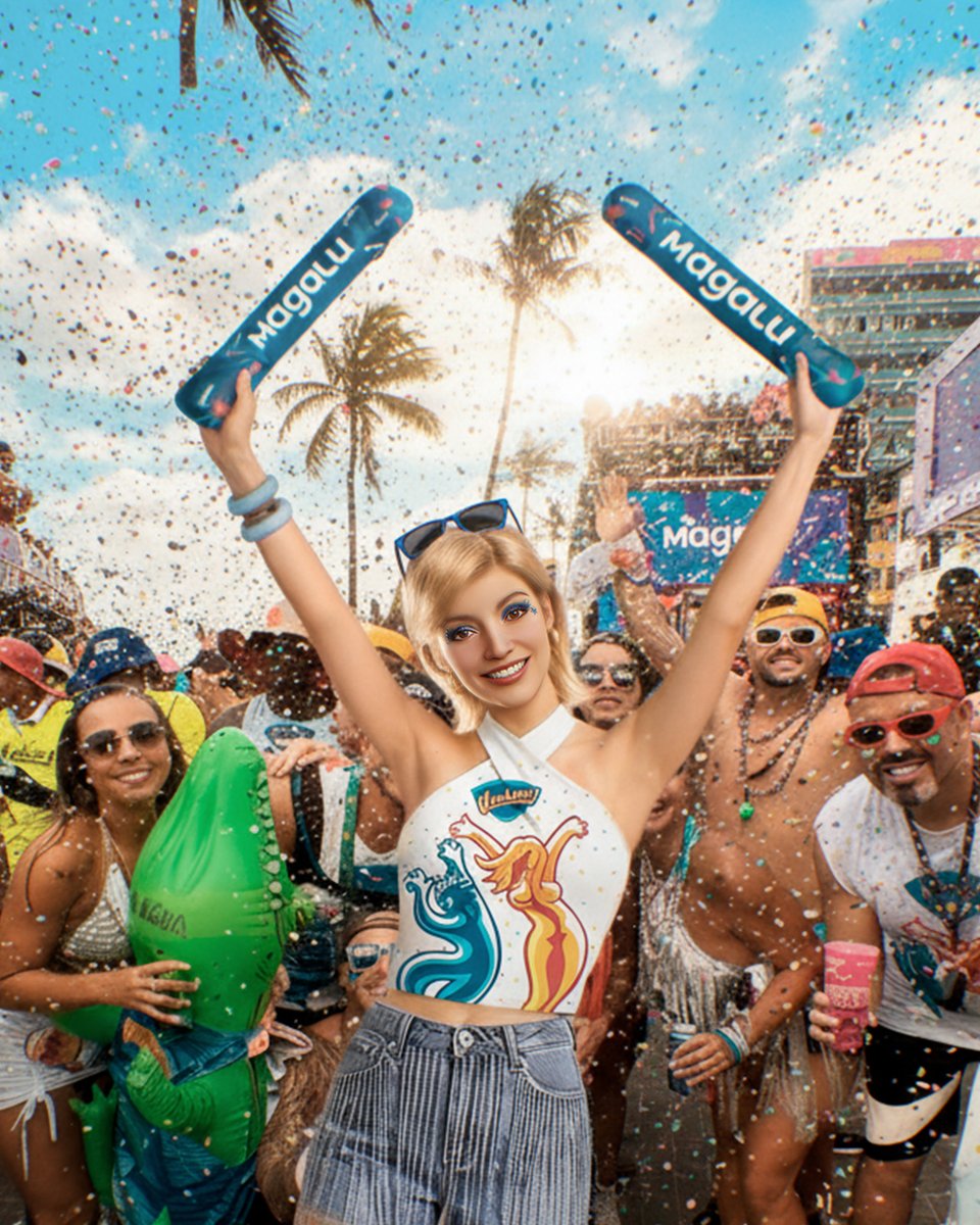 Lu do Magalu 💙 tweet media