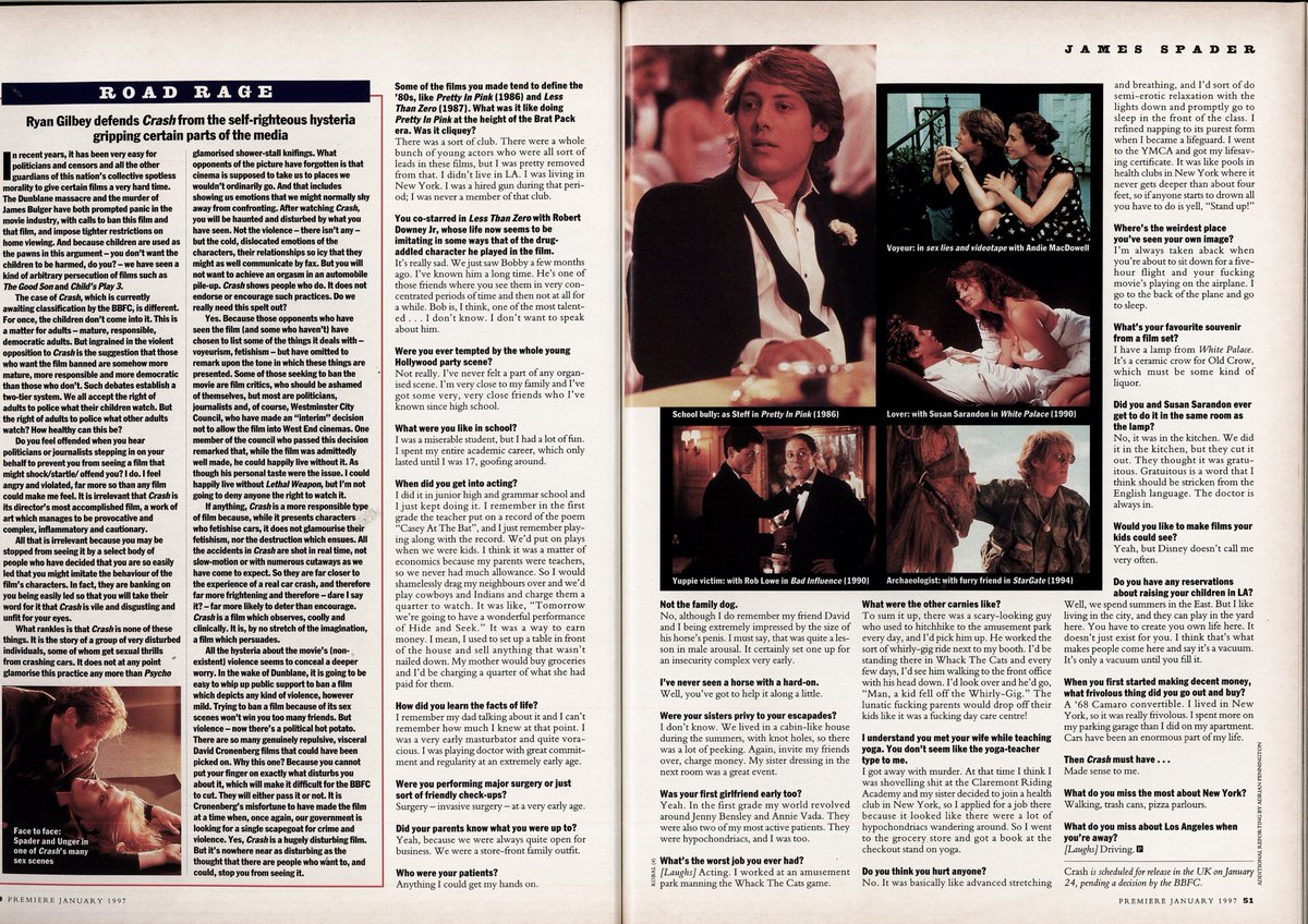 Bellminerr's tweet photo. Pages 50-51 and slightly different scans, this version of Spader’s picture on the Test Dummy Page didn’t turn out as well as the other one with some dust marks from the scanner (2/2) https://t.co/hvyuacix6j