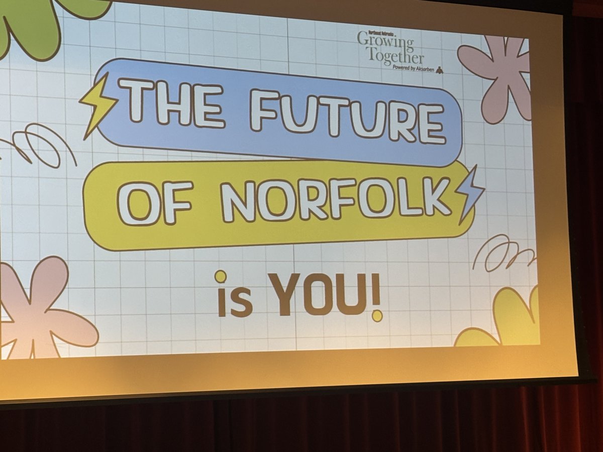 NPSSeniorHigh's tweet photo. Angie Stenger, Executive Director of Northeast Nebraska Growing Together, visited with Freshman Forum students today! We appreciate her taking the time to connect with our students and highlight the importance of community involvement and growth! https://t.co/syvQ31KWie