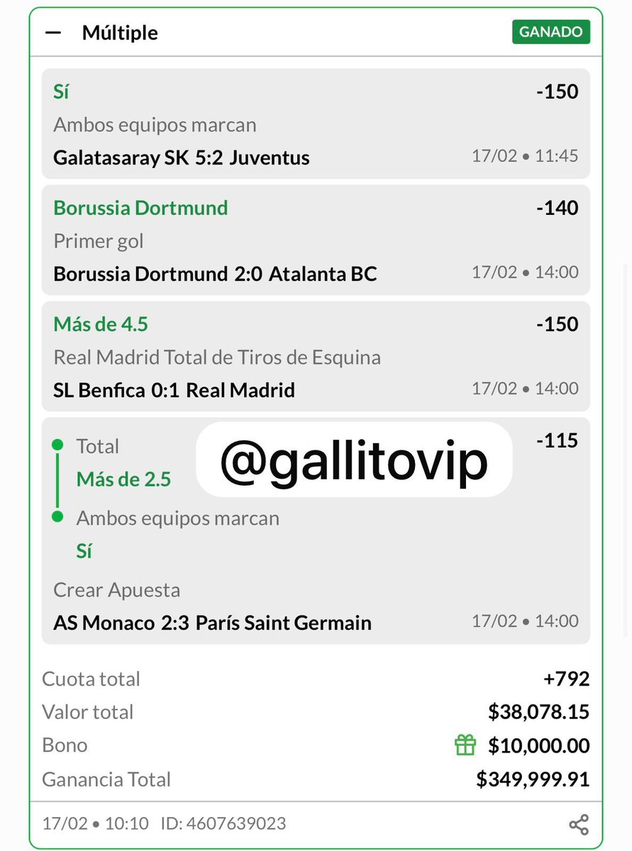 Gallito🐓(Apuestas) tweet media