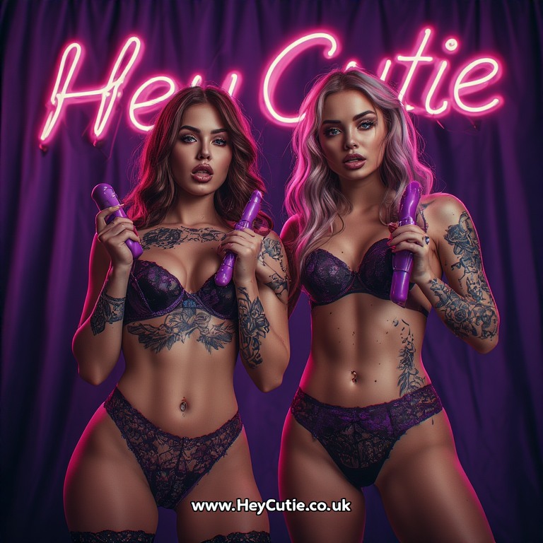 Lace, laughter, and love 💜 
linktr.ee/heycutieuk #HeyCutieUK 
#LingerieAddict #FeelGoodPlayGood