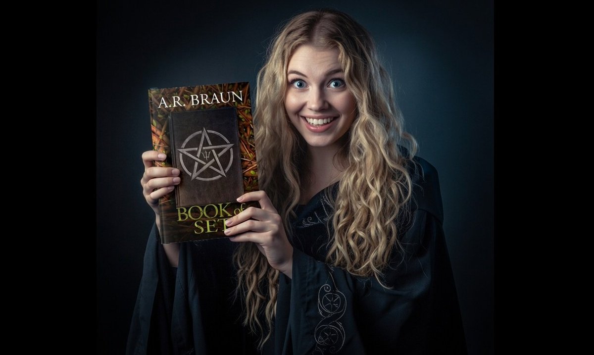 ARBraun1's tweet photo. @jamessauthor Thanks for the lift, James! 🙏

Book of Set, only $2.99! Free with K.U. 

Chady tried to do what's right, but it didn't get her anywhere. Now she'll practice witchcraft to get her man crush, whether he likes it or not. #FolkHorror 🧝🪄

https://t.co/RTfBxZrBDt https://t.co/dCK2SiSJ2I