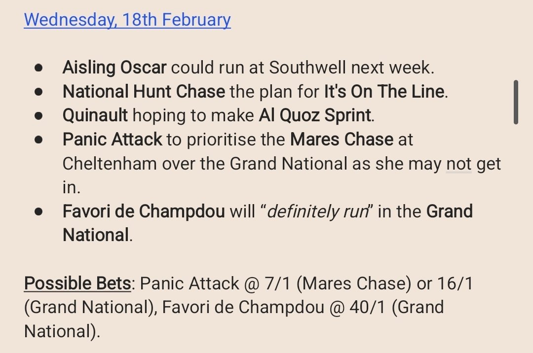 📝 Tuesday 17th &amp; Wednesday 18th Notes.