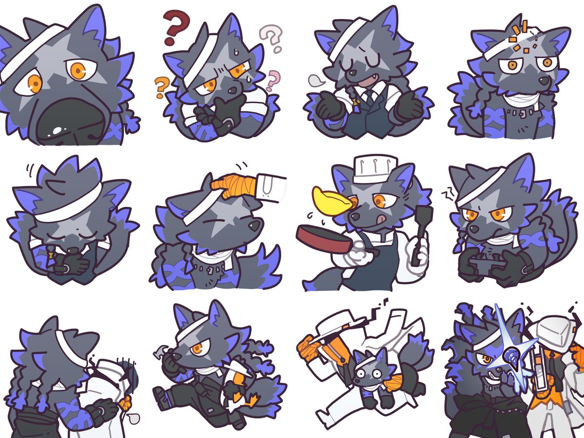 新月同行・アルビス実装＋誕生日に合わせて、同人作成のスタンプを改めて公開します
元ある2セットをリメイク＋新規で48個セットです
新月同行を遊んで私をここまで狂わせた彼の物語を記憶の片隅にに残すことを強くお勧めします…（先行サーバで既読）
#新月同行 #新月トウコウ #アルビス