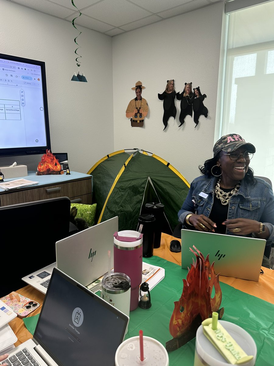 It must be data protocol day!!! We love a theme to make our team collaboration even more fun 🐻🏕️🌲🌌 <a href="/ZakeiaKennedy/">Zakeia Kennedy, M.Ed.</a>