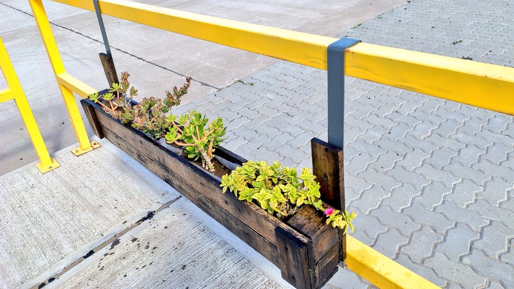 Val_Fabian's tweet photo. Hoy, junto al personal del #ECOPUNTO de Ing. White, un espacio fundamental donde se promueve el reciclado♻️, la separación de residuos y la educación ambiental para toda la comunidad, realizamos mantenimiento del sector de ornamentales🌼🌿 y pusimos en valor las macetas 🎨 colgantes del predio.
La sinergia de trabajar en equipo🤝 nos potencia y nos ordena.
Seguimos construyendo conciencia, cuidando cada rincón y demostrando que cuando el trabajo es colectivo, el ambiente y la comunidad florecen juntos🌎✨.
#EnEquipo🙌