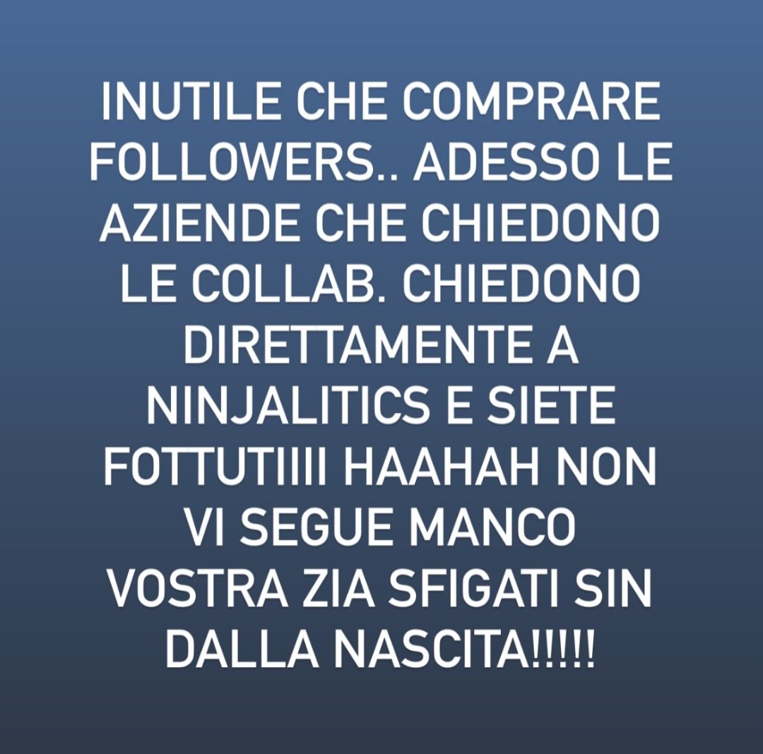 Manuel00998811's tweet photo. #basciagoni #codegona
Sfigataaaaaa 🤡 https://t.co/CwbUj2MMEe