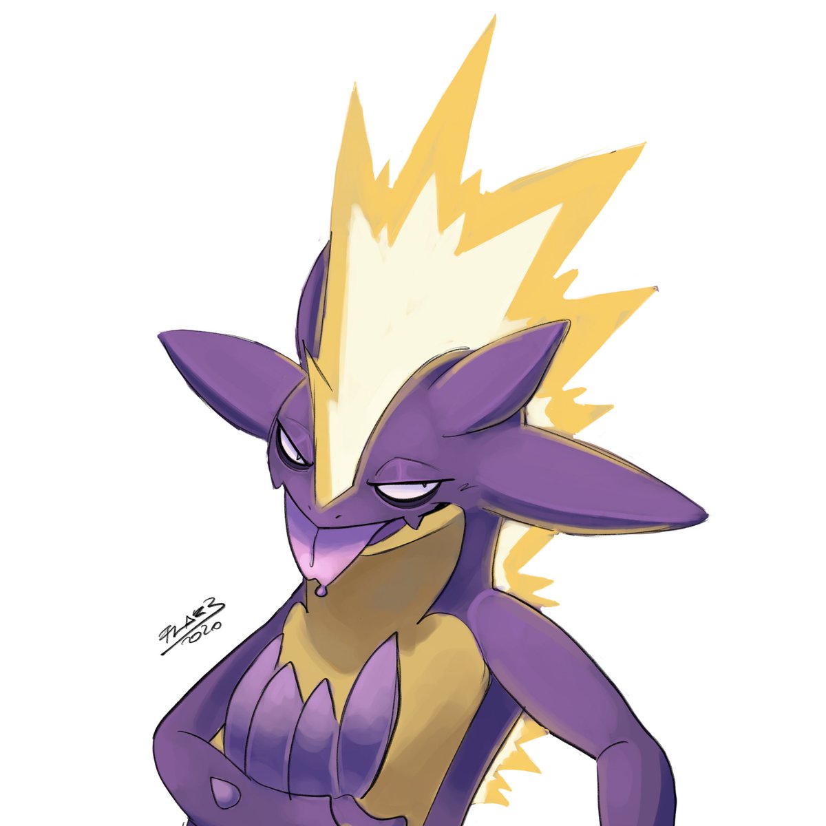 Quick one layer rendered Toxtricity sketch ⚡️