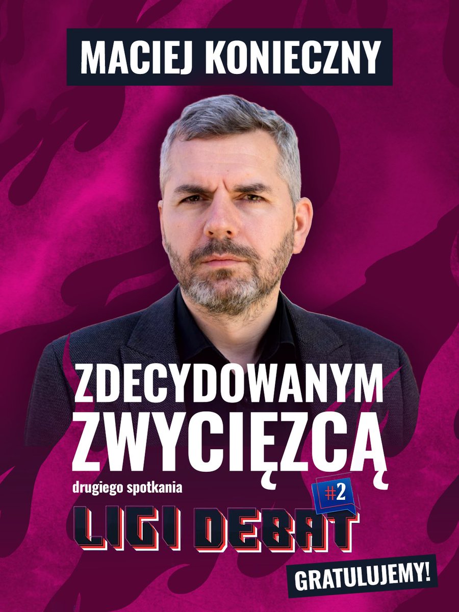 Gratulacje <a href="/_mkonieczny/">Maciej Konieczny</a> 🔥