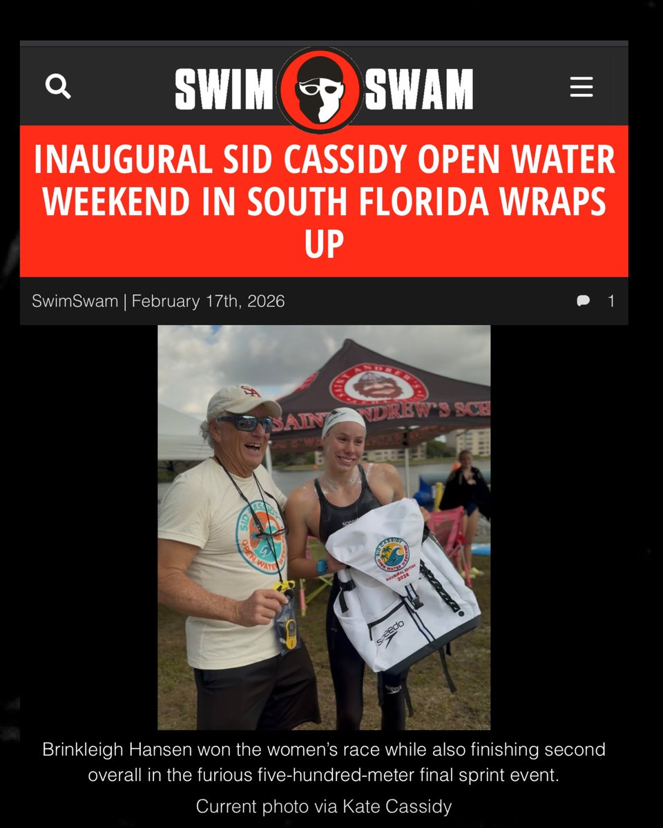 FLSwimSchool's tweet photo. Hey mama, we made it! 🤩Shoutout to https://t.co/s0wiOBUj24 for writing up a great story on our competitive team’s coach of the @sa_aquatics Coach Sid Cassidy’s Open Water Weekend at Trade Winds Park! 🏊🏼‍♂️🏊🏼‍♀️

Way to go COACH SID!🎉 @coachsasid https://t.co/hSdQNef4i0