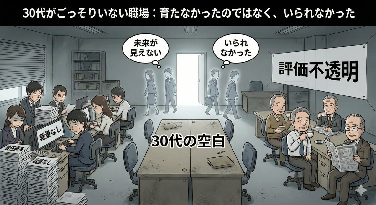 今の30代は上とも下とも価値観が合わなかったりするので、どちらか