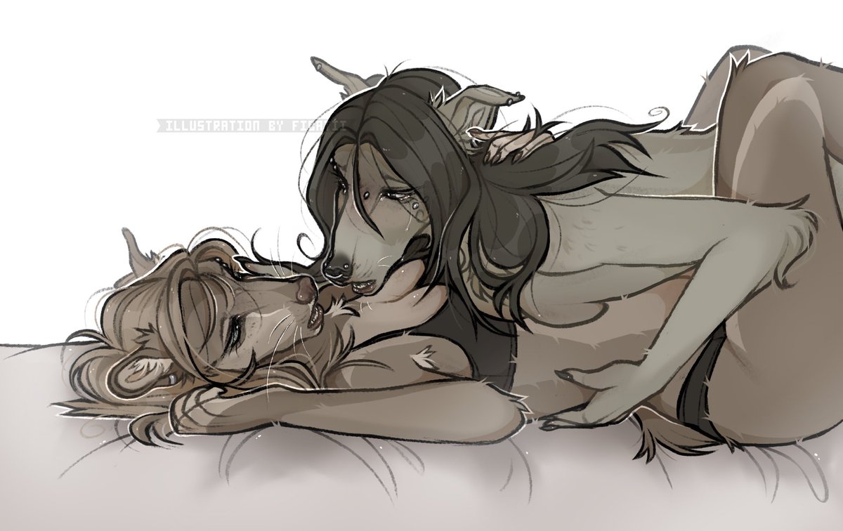FlCATll's tweet photo. happy late valentines.. i could say, drawing a sad artwork lmao
#yuri #wlw #furryart #furry #anthro #digitalart https://t.co/xjBYL5JNL7