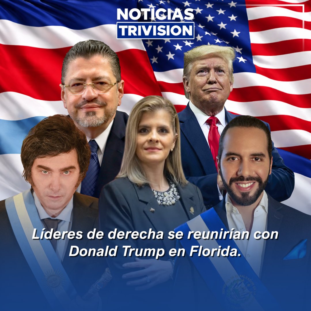 🔴 #NoticiasTrivisión | Rodrigo Chaves y la presidenta electa Laura Fernández asistirán el 7 de marzo en Florida a una reunión convocada por Donald Trump con mandatarios de la región. Abordarán cooperación, comercio y seguridad; Chaves dijo que planteará el tema Crucitas.