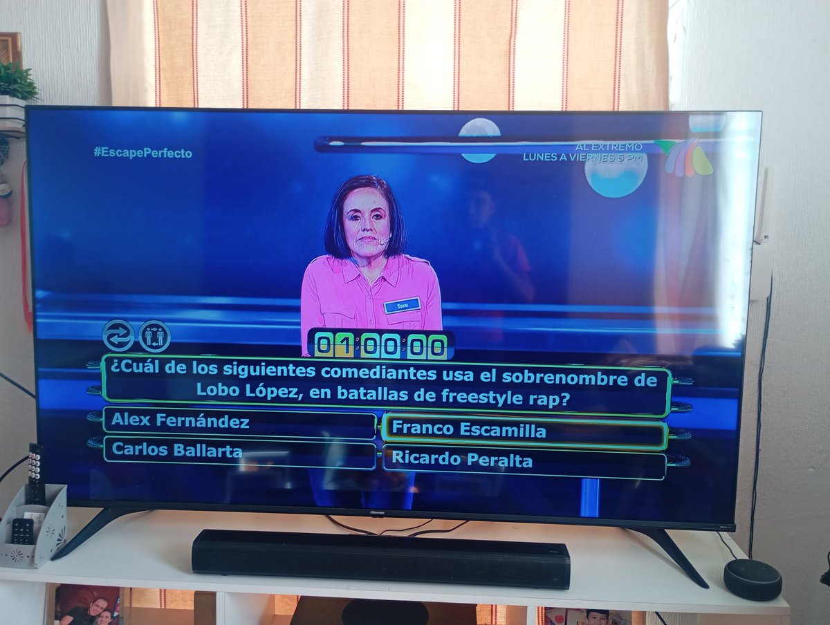 jesuss23's tweet photo. @franco_esca hey BOSS ya lo ponen hasta en tv azteca y la ruquilla no sabía la respuesta correcta pero al final apostó por ti https://t.co/b5Sl69c7dB