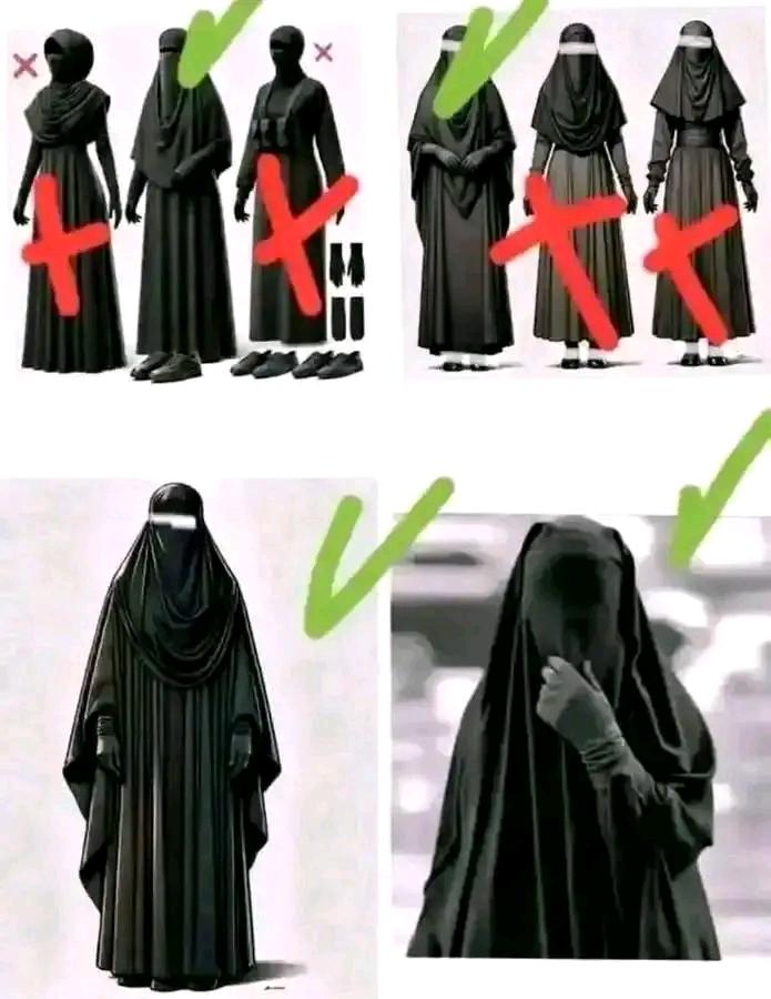 أختي الغالية يا من تلبس السروال وتخرج من البيت للعمل أو أي شغل، تذكري أنه كلما نظر إليك شاب صائم وأفسدت صومه فإنك تنالين نفس وزره
رمضان فرصة لأن تتوبي وتلبسي ما كانت تلبسه جداتك العفيفات الطاهرات فتصوني نفسك وتحفظي أعين الشباب الصالحين
اللهم اهد كل فتاة متبرجة
لباس جداتنا 👇🏻👇