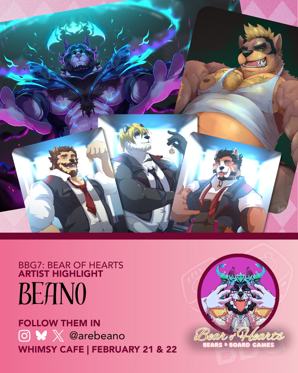 What big teeth you have there, Sir <a href="/arebeano/">Arebean 🇵🇭 | ➡ Emperador Hampaslupa</a>!

Making his debut as one of our featured artists this BBG 7: Bear of Hearts.

You might also know him for the exclusive NSFW art sold at Boy's Club. 

Wanna see more? See more at BBG 7: Bear of Hearts this February 21 and 22.