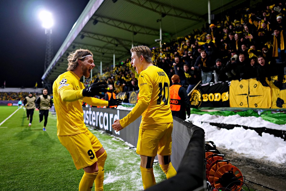 Bodø/Glimt tem três jogos oficiais em 2026...

✅ 3-1 v Man City
✅ 2-1 v Atlético Madrid
✅ 3-1 v Inter

IMPRESSIONANTE!