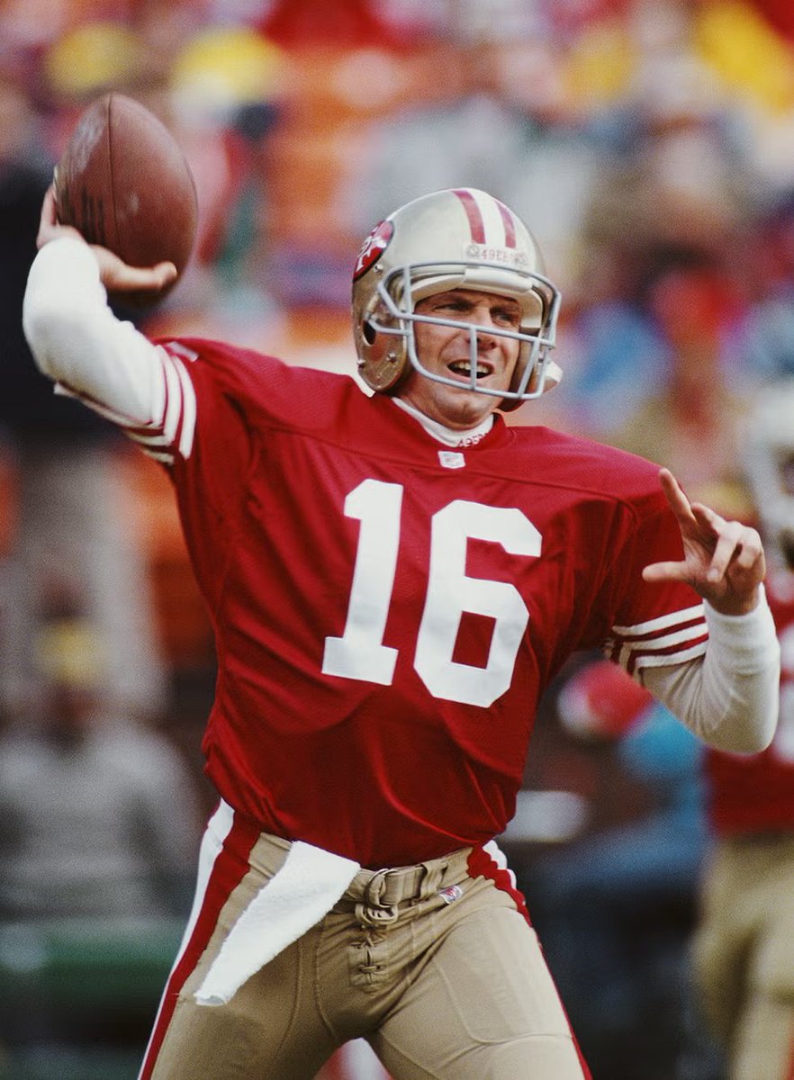 Joe Montana's resume is insane:

4-0 in Super Bowls
3-time Super Bowl MVP
11 TD and 0 INT in four Super Bowl appearances
33 game-winning drives in his career
2-time NFL MVP
5-time All-Pro
8 Pro Bowls
5-time completion percentage leader
2-time passer rating leader
2-time passing