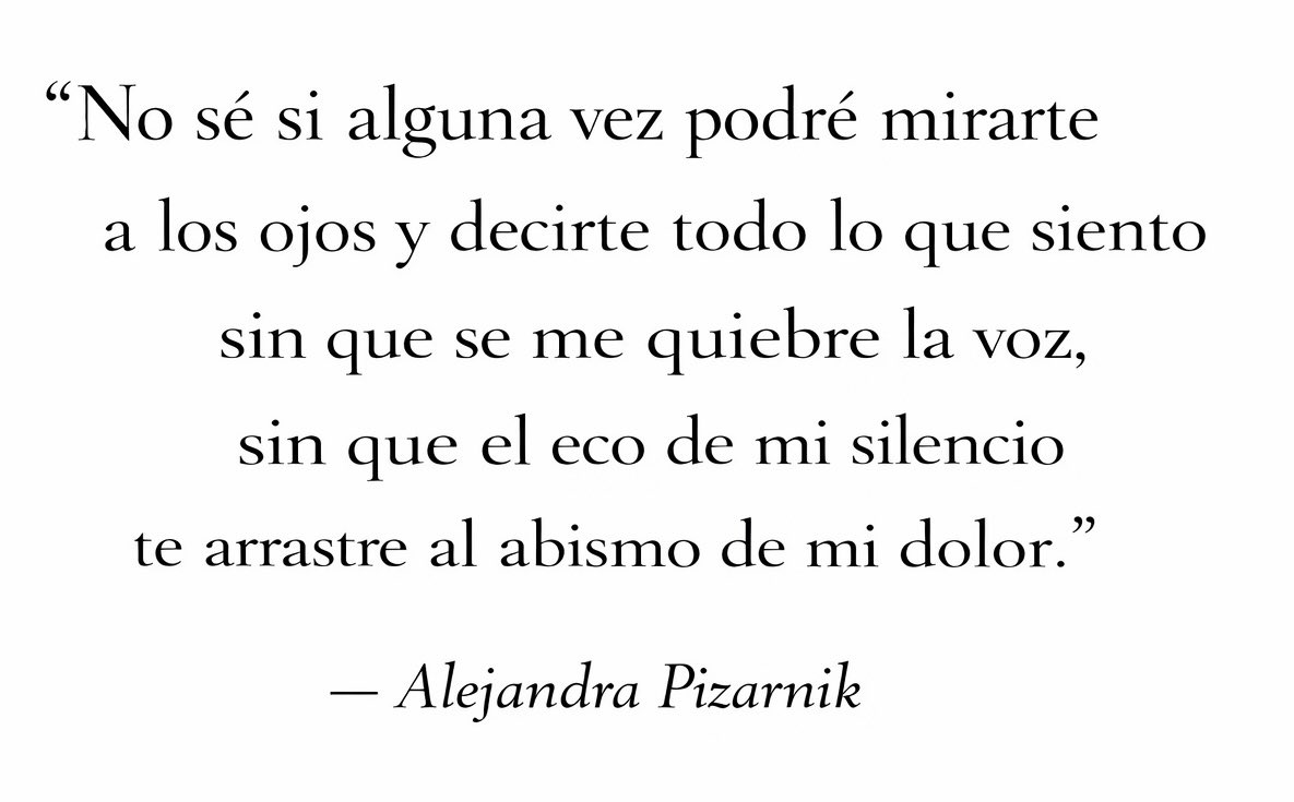 Alejandra Pizarnik (@alepizarnik72) on Twitter photo 