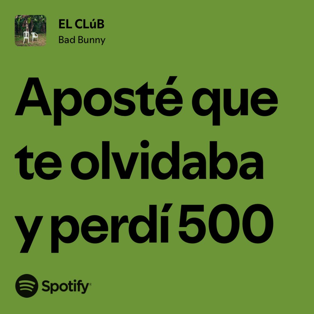bad bunny / el club