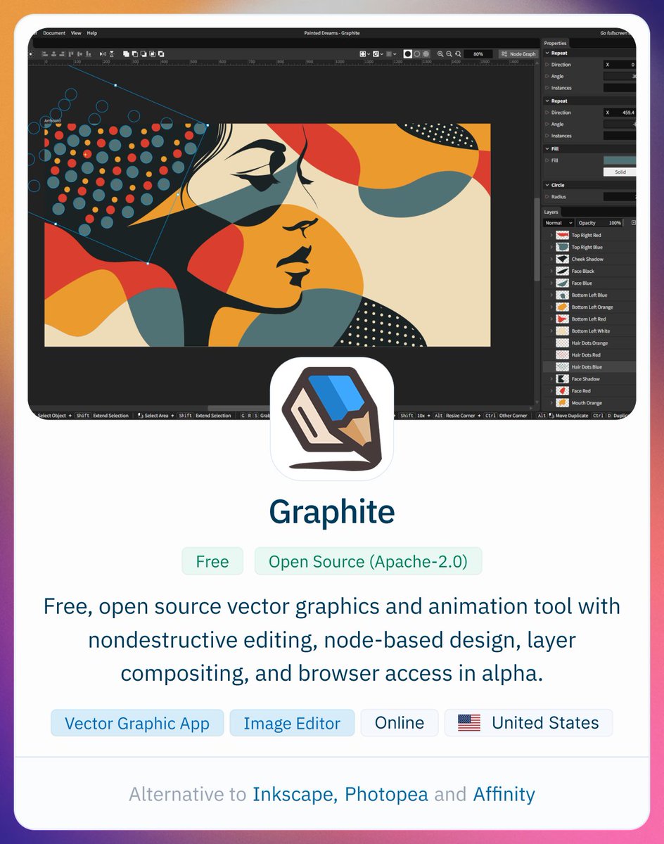 Completely free and open-source vector graphics and animation tool that ...