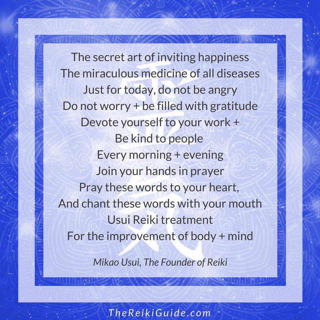 TheReikiGuide's tweet image. Reciting the #Reiki Ideals each day has really helped me to remain centered and to keep my priorities straight. If you'd like to know more about Reiki and all of the amazing ways it can support you, you can find out more here: thereikiguide.com/reiki-energy-h…