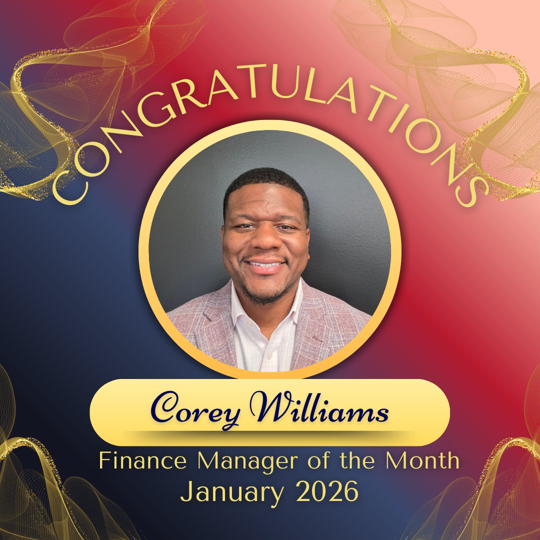 Congratulations to Beck &amp; Masten Kia’s Top Finance Manager for January 2026, Corey! 💼🎉  
We’re proud of your hard work and strong start to the year — keep it up! 🚗👏