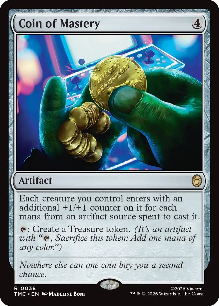MTG x TMNT・統率者デッキ】 《達人のコイン》