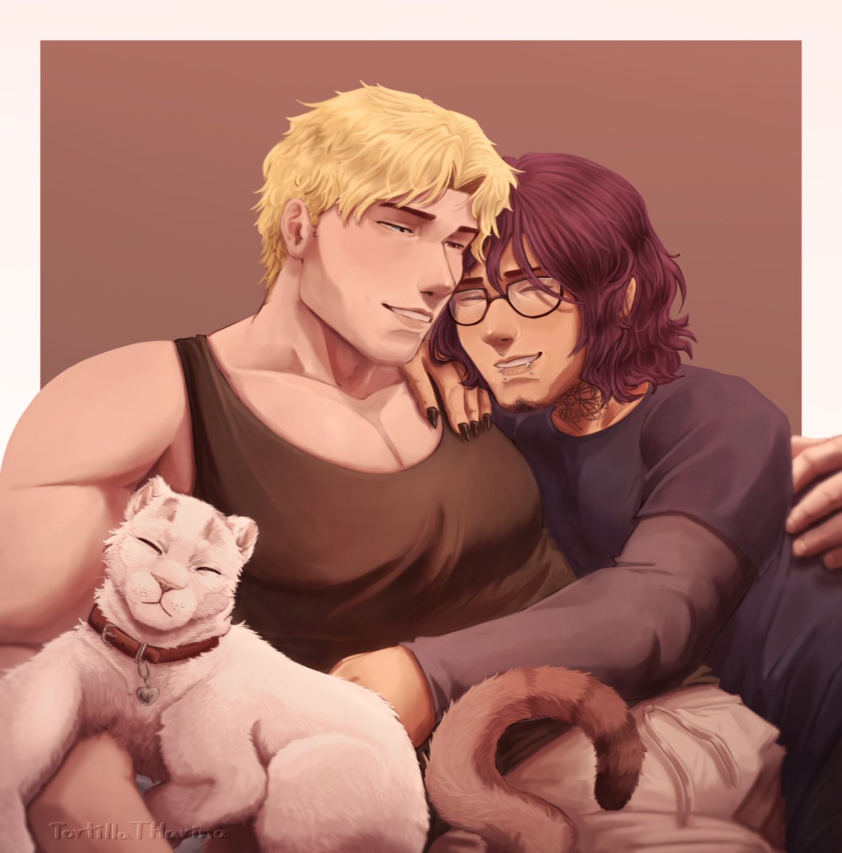 FELIZ CUMPLEAÑOS <a href="/OliverSadEyes/">Oliver🪻OjosTristes 🐦‍⬛</a>!!! 🎉 🎉 
Queria meterle más render al regalito y un fondo bonito pero no me dio tiempo grrrr
#CriminallyYoursVN