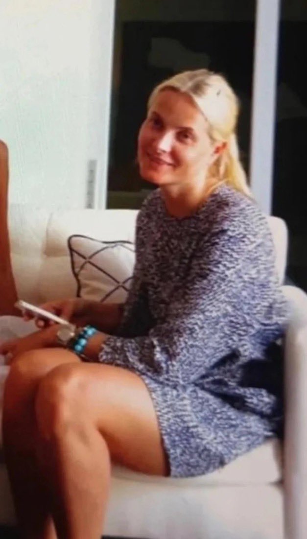 Norwegian Crown Princess Mette Marit hanging out at Epstein's house, years after he was convicted as a sexual predator and pedophile.