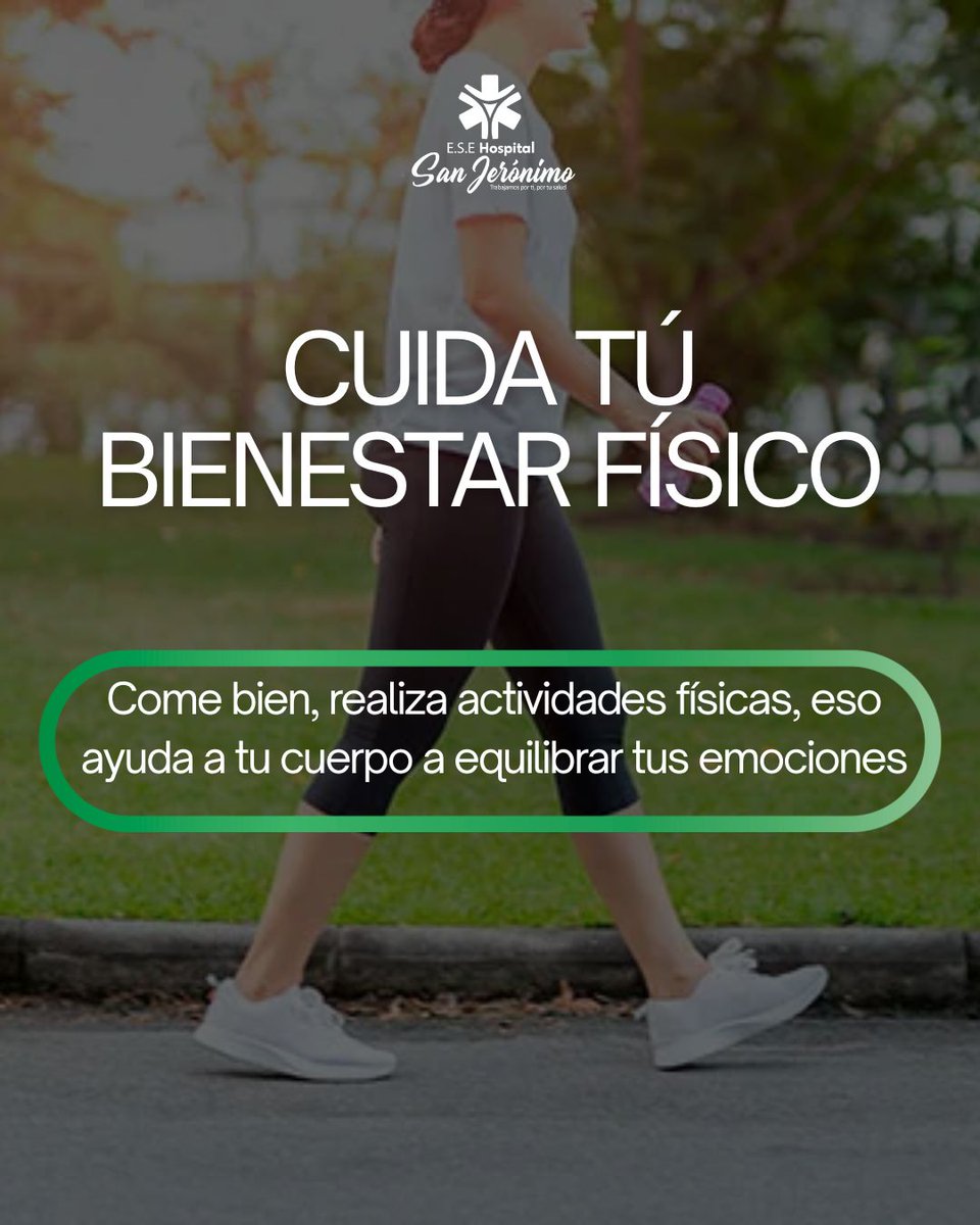 Las pérdidas materiales pueden generar estrés y ansiedad, pero cuidar tu salud mental es el primer paso para volver a empezar. Desde la E.S.E. Hospital San Jerónimo Montería te compartimos tips para afrontar el duelo con bienestar emocional.  #SanarTambiénEsReconstruir
