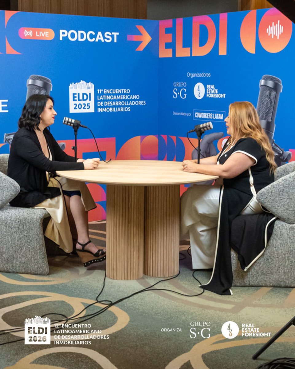 4SRealEstate's tweet photo. 🎙️ ¡El podcast de ELDI evoluciona!

Después de una primera temporada que amplió la conversación más allá del escenario, llega la segunda temporada de FOREC4AST Edición ELDI 2026
.
🔗 Más información: https://t.co/QhfyGnj3OX https://t.co/GUN0QfcnjF